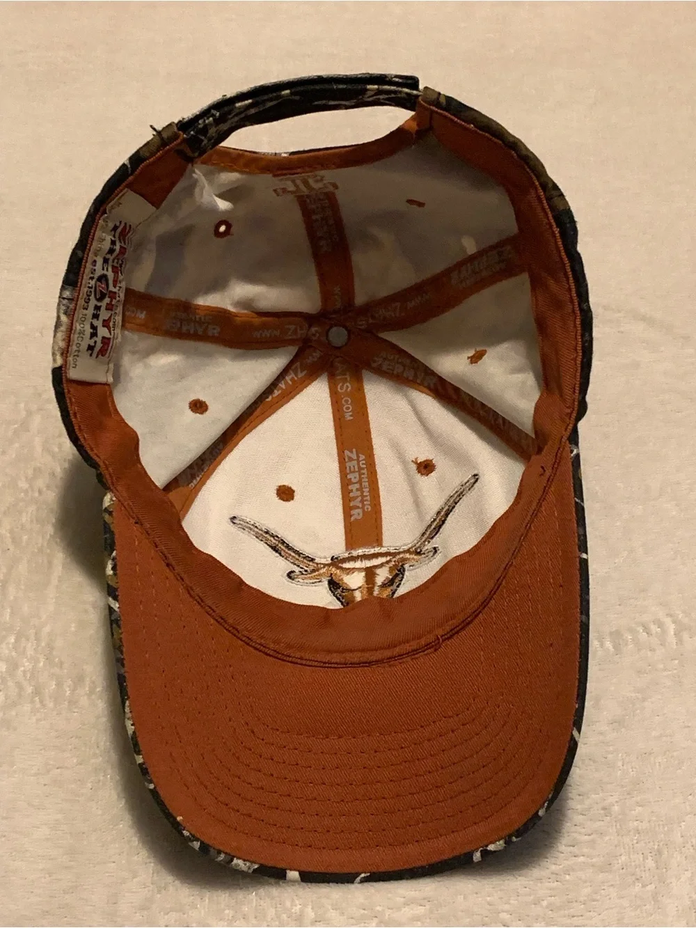 Camo Texas Longhorns hat